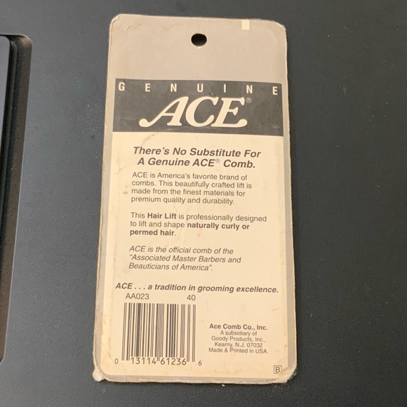 VINTAGE ACE HAIR PICK COMB USA MADE - Picture 2 of 2